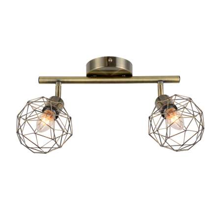 Люстра потолочная ESCADA 1128/2P E14*40W Antique brass