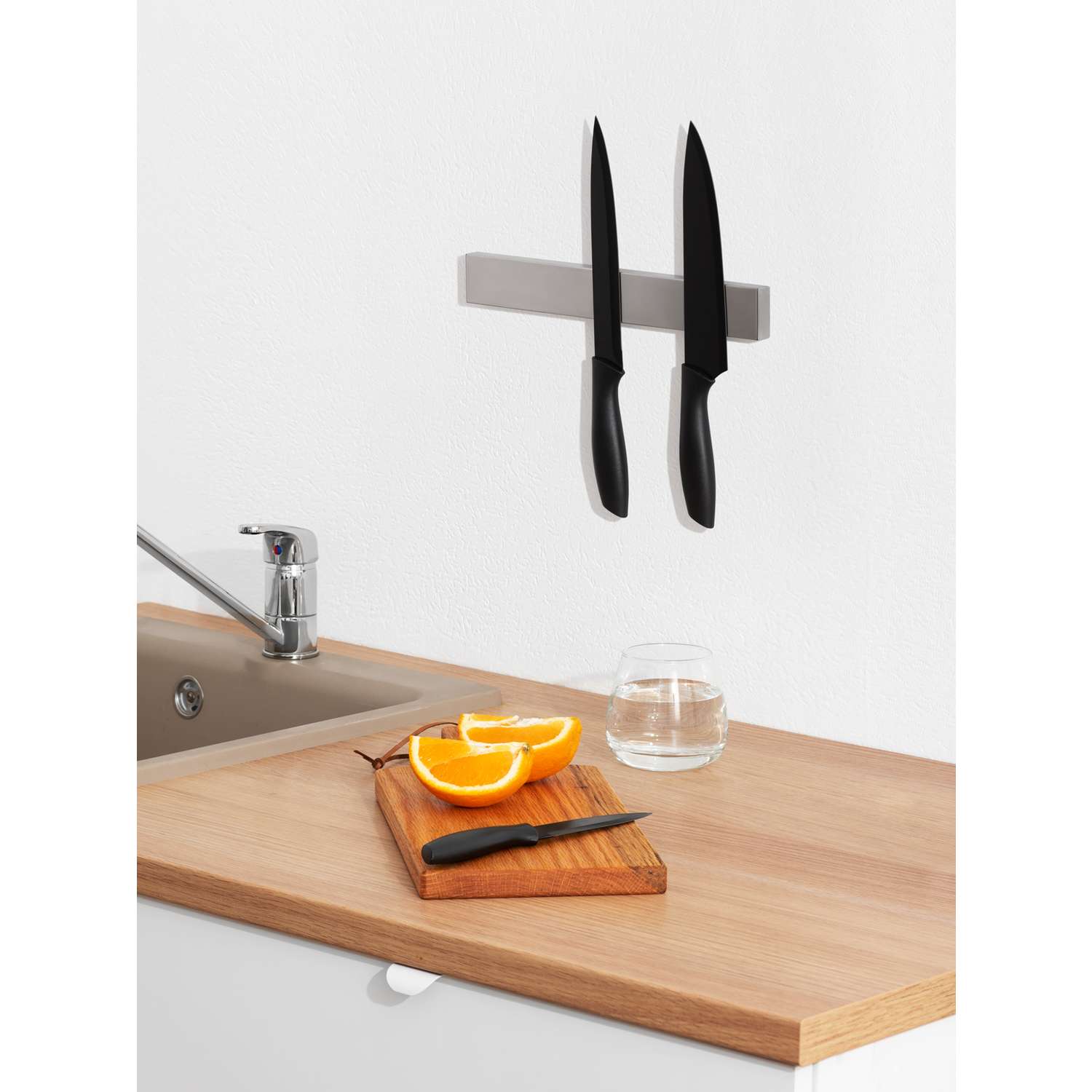 Магнитный держатель для ножей Shiny Kitchen 30 см - фото 5