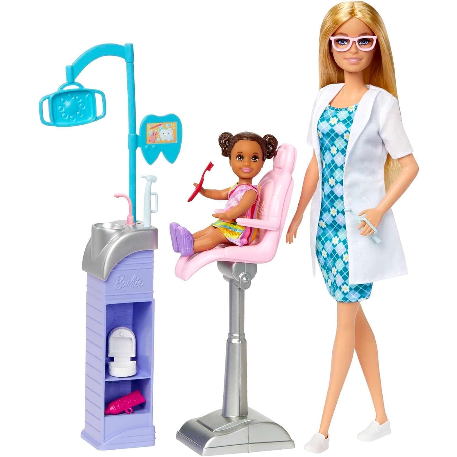 Кукла модельная Barbie Кем быть? Дантист HKT69 - фото 1