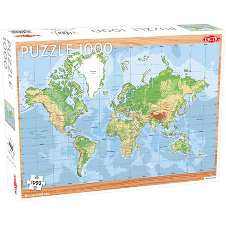 Пазл TACTIC Карта мира 1000 деталей