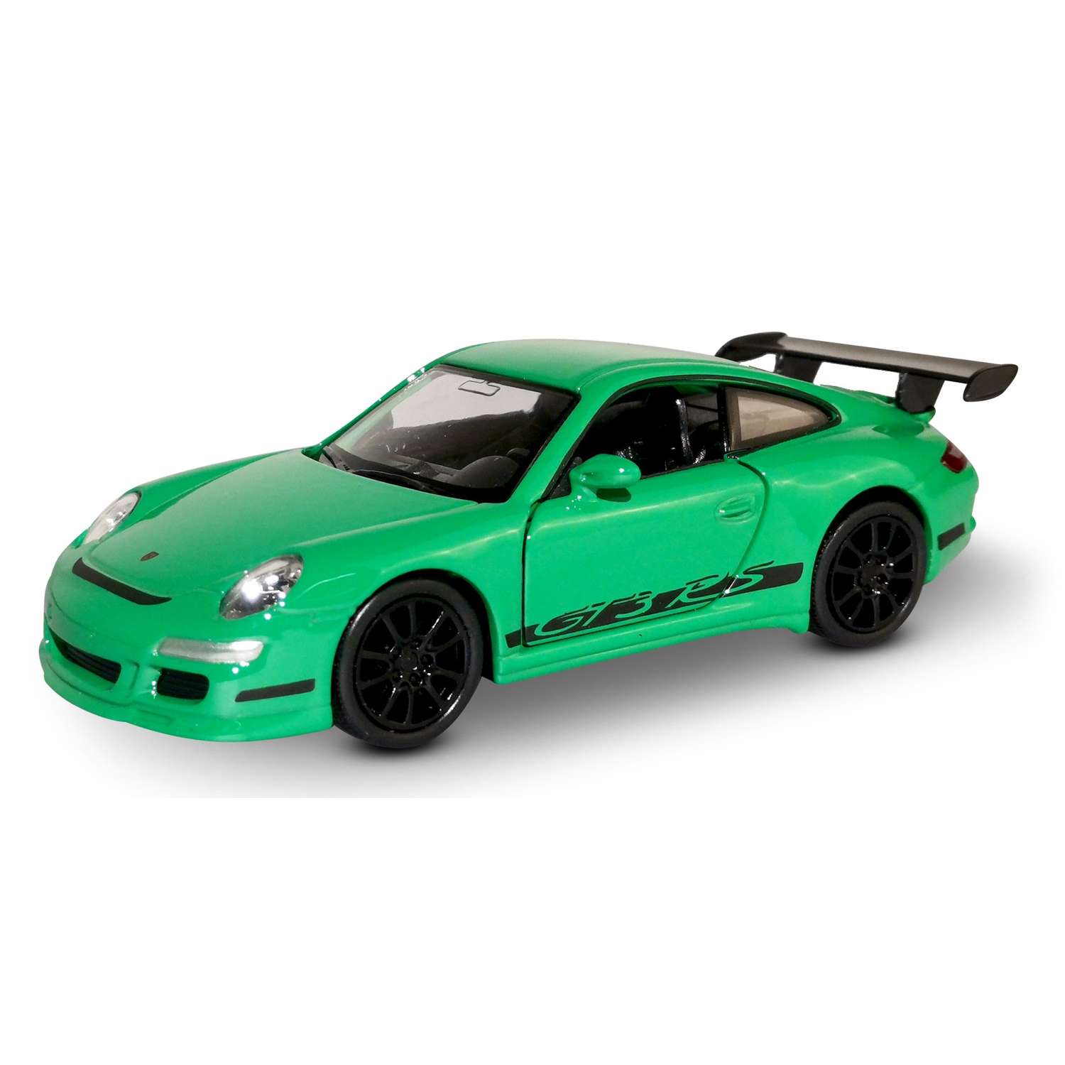 Машинка WELLY модель Porsche 911 GT3 RS 1:38 зеленая 42397Wзеленый - фото 1