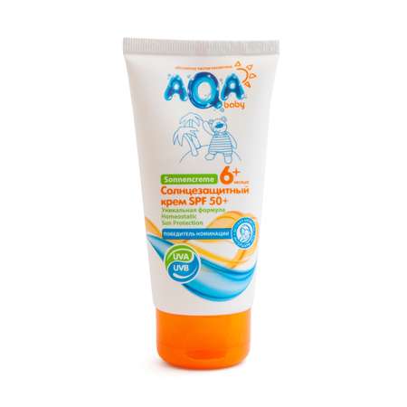 Крем солнцезащитный AQA baby SPF 50+ 75мл