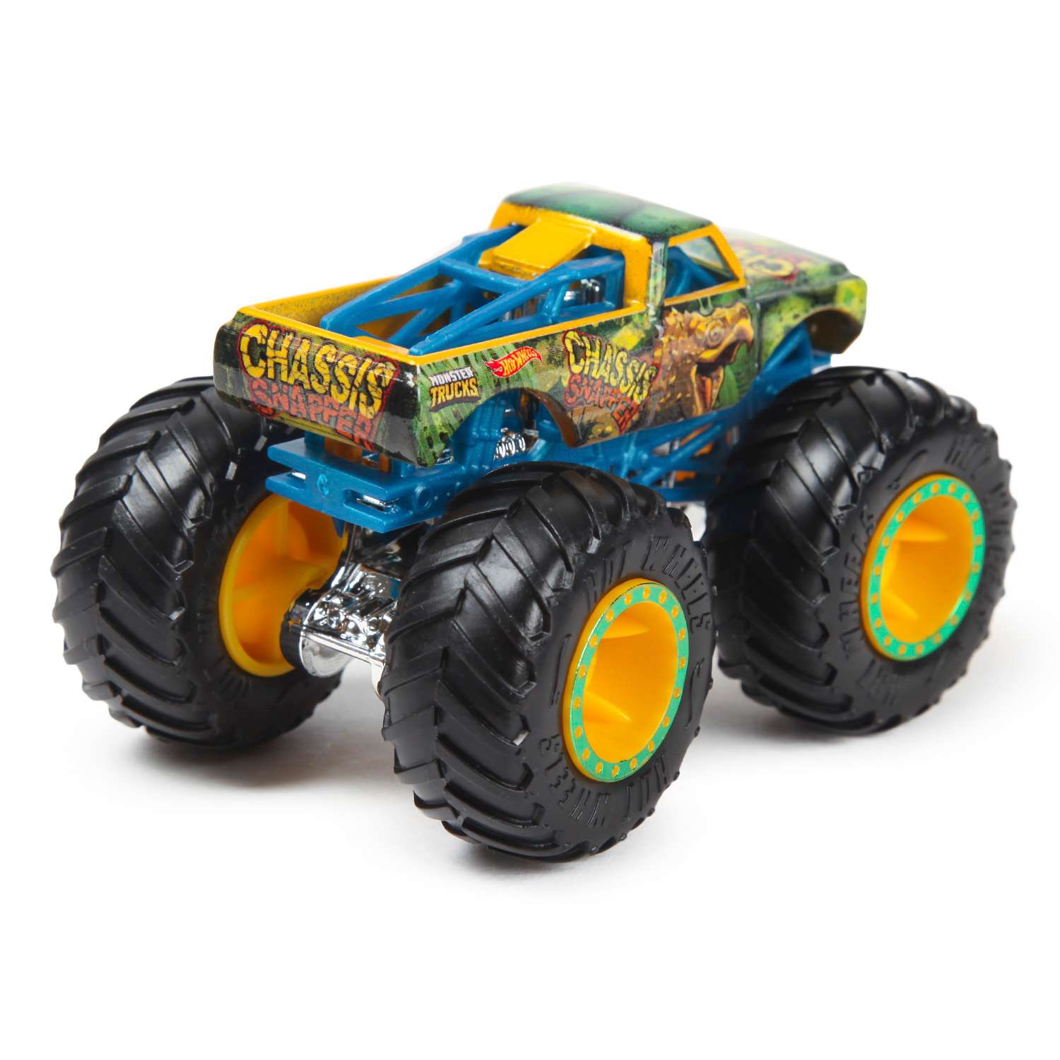 Машина Hot Wheels Monster Truck Chassis Snapper HKM09 GRH81 - фото 3