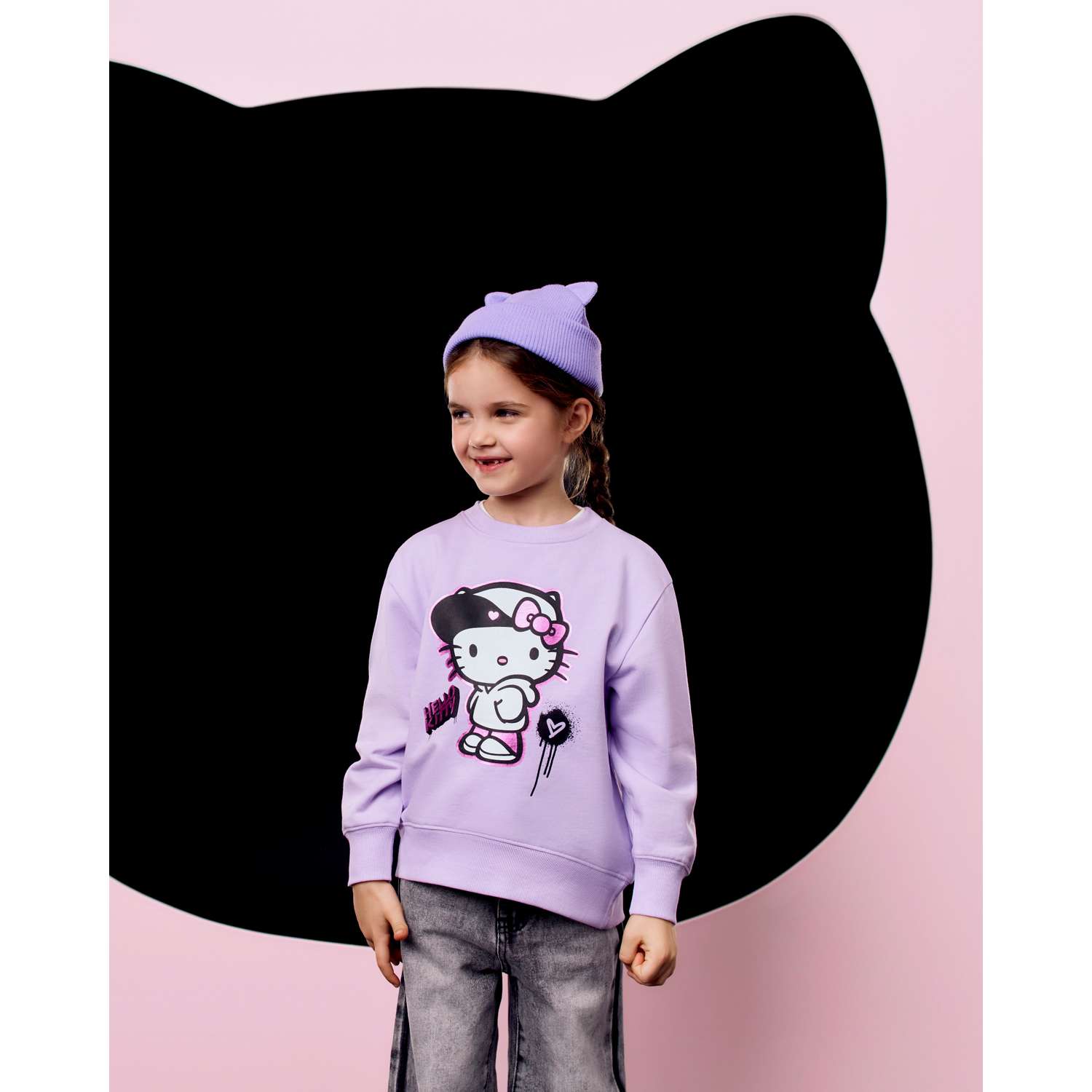 Свитшот Hello Kitty W24LC4-003JY kg-D7 - фото 7