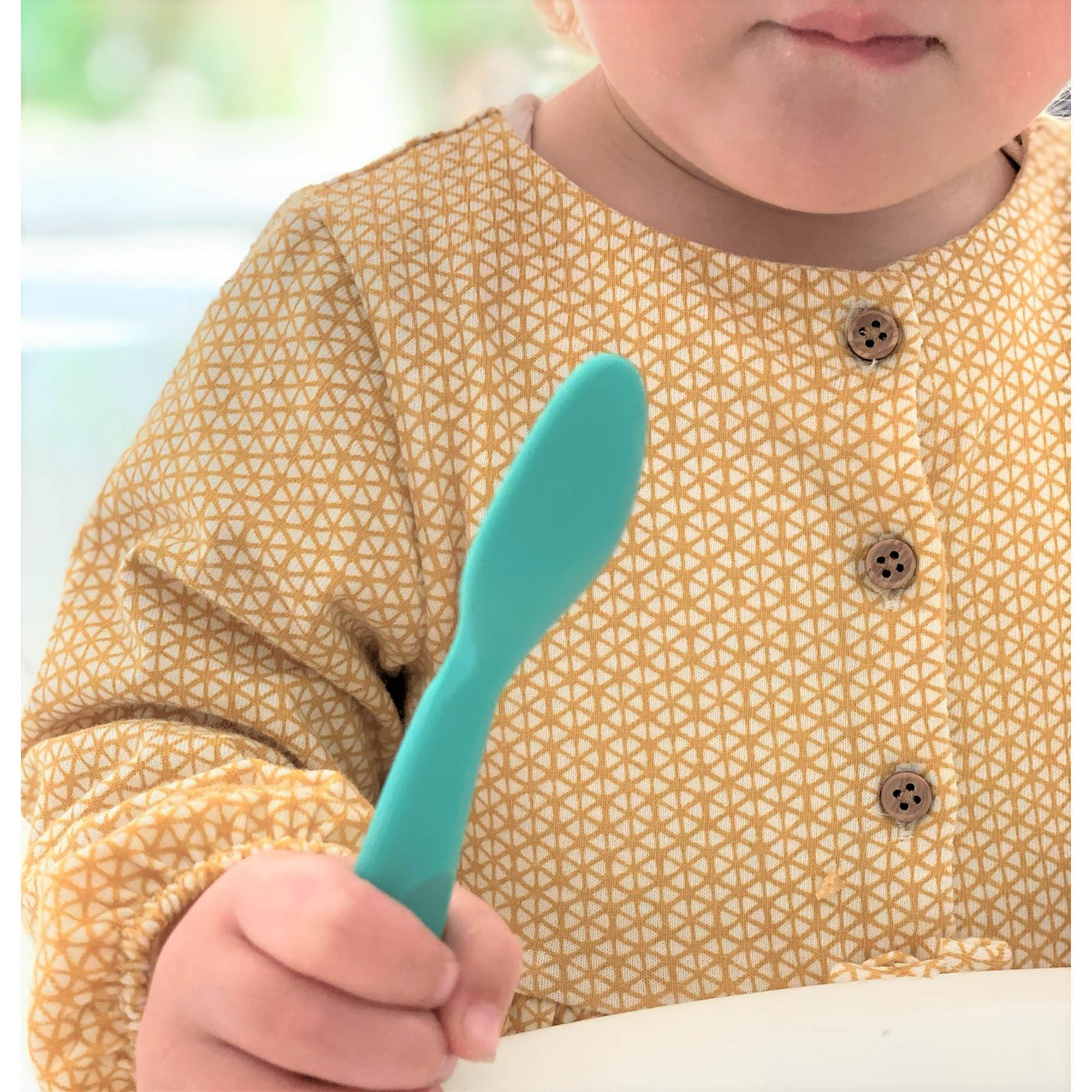 Ложка детская MinikOiOi силиконовая для введения прикорма и кормления - фото 10