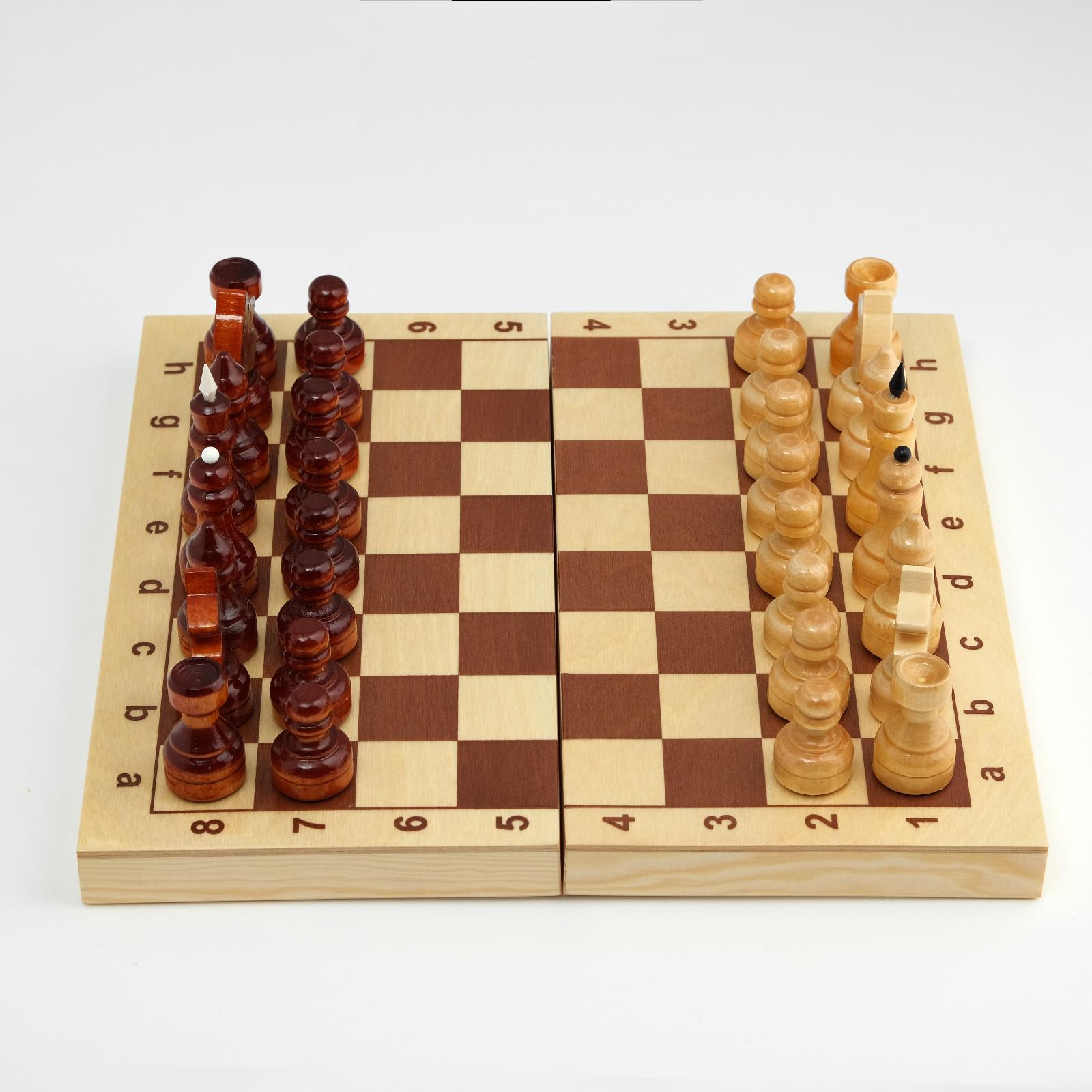 Шахматы Sima-Land обиходные 29 х 29 см король 6 7 см пешка 3 5 см - фото 4