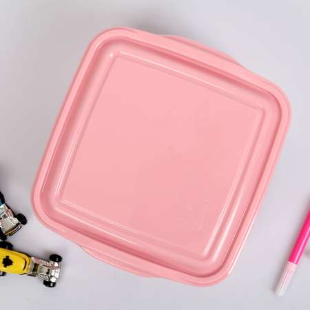 Контейнер Sima-Land для хранения игрушек Mommy love цвет нежно розовый