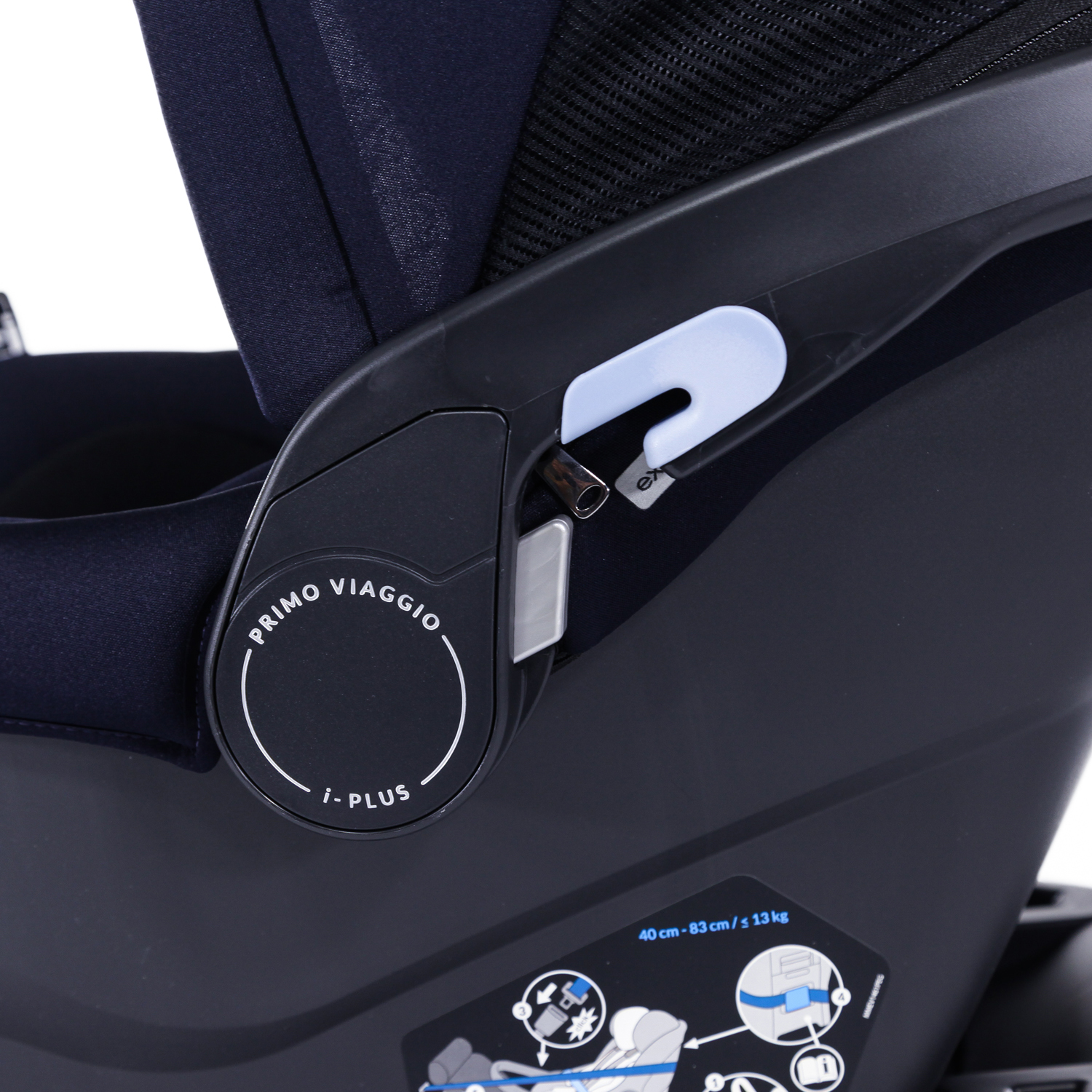 Автокресло Peg-Perego 0+ Primo Viaggio i-Size Classic Navy - фото 16