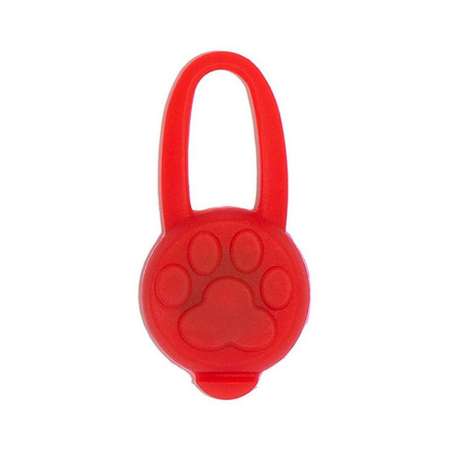 Брелок-маячок Keyprods для кошек и собак Лапка красный