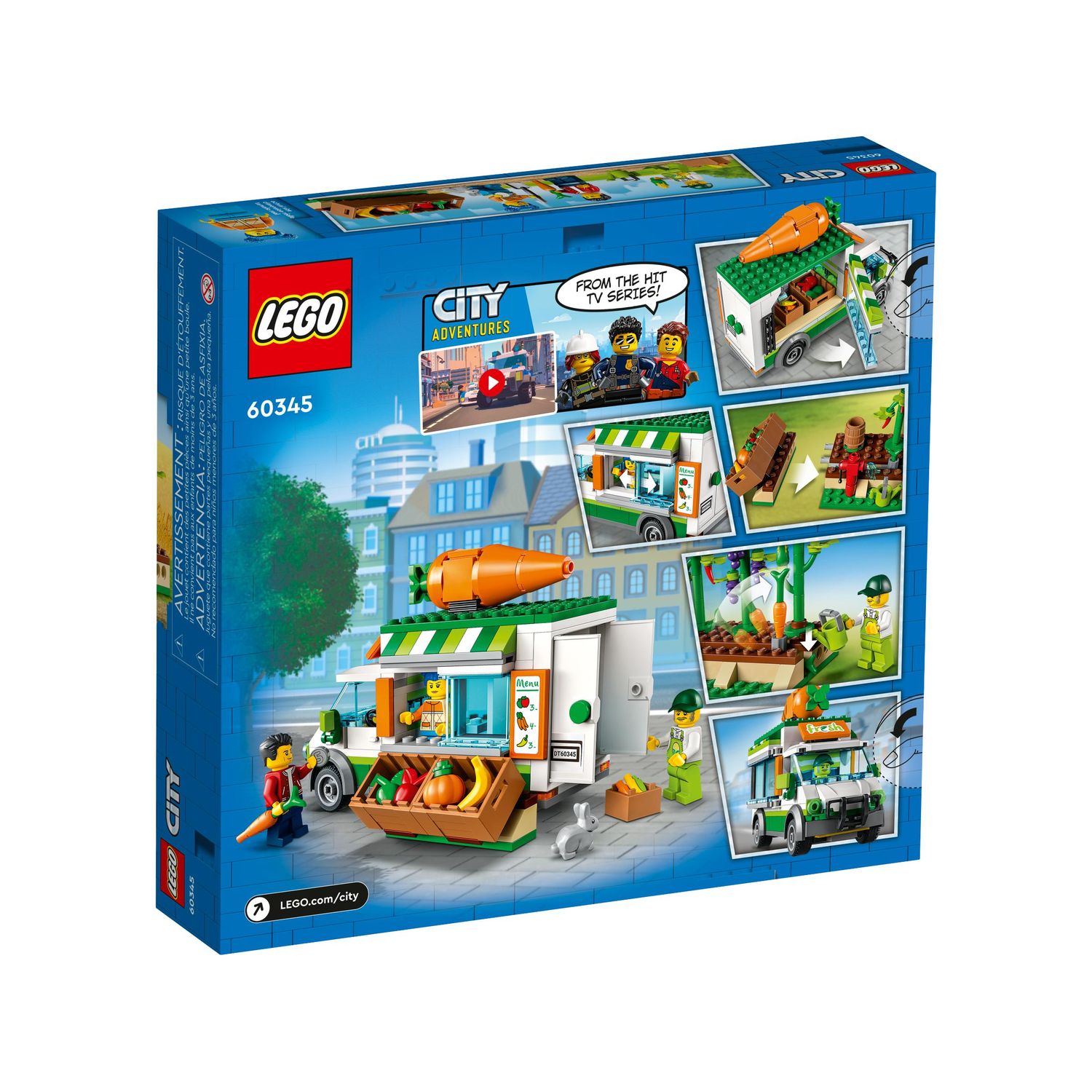 Конструктор LEGO City Farmers Market Van 60345 - фото 8