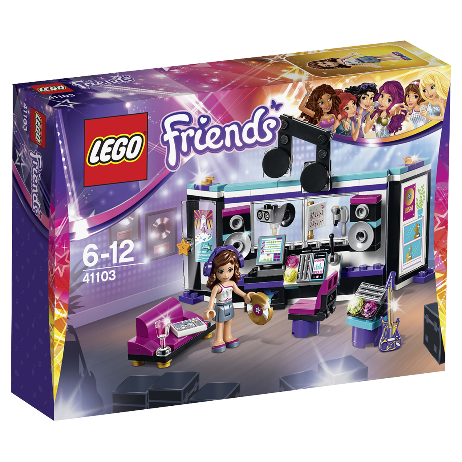 Конструктор LEGO Friends Поп звезда: студия звукозаписи (41103) - фото 2