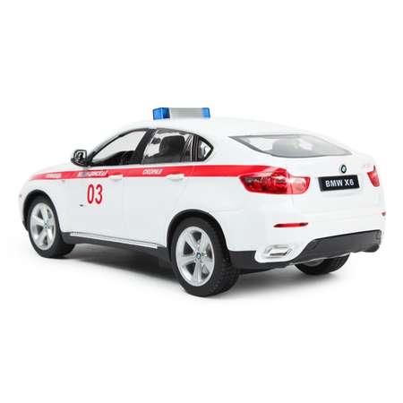 Машина Rastar РУ 1:14 BMW X6 Ambulance Белая 31400A