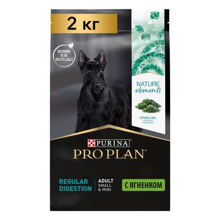 Корм для собак PRO PLAN Nature Elements мелких и карликовых пород ягненок 2кг