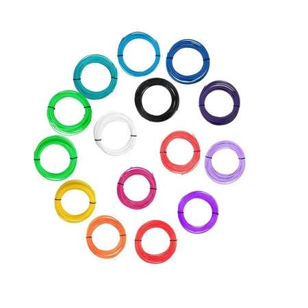 Набор пластика для 3D ручки Uniglodis 15 цветов разноцветный