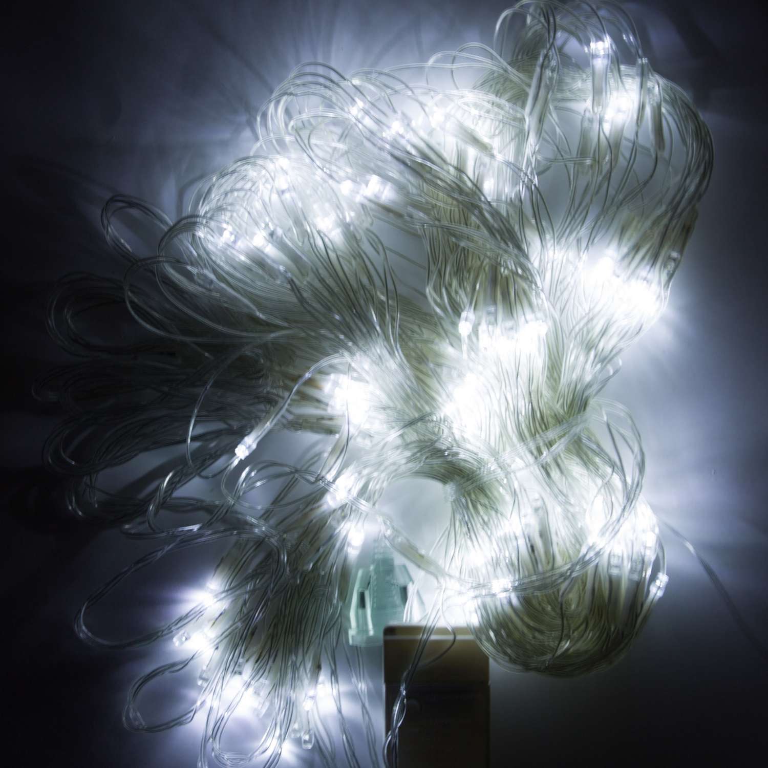 Гирлянда сетка 3м х 2м SXMas с LED лампами 192шт цвет белый холодный Питания 220В - фото 2