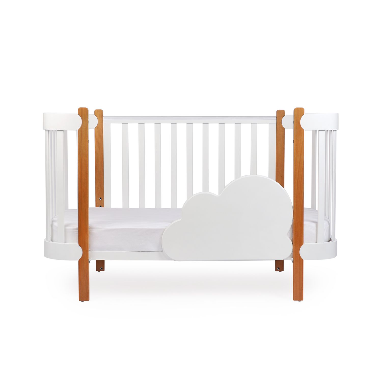 Детская кроватка Happy Baby Mommy Lux прямоугольная, универсальный маятник (белый) - фото 7