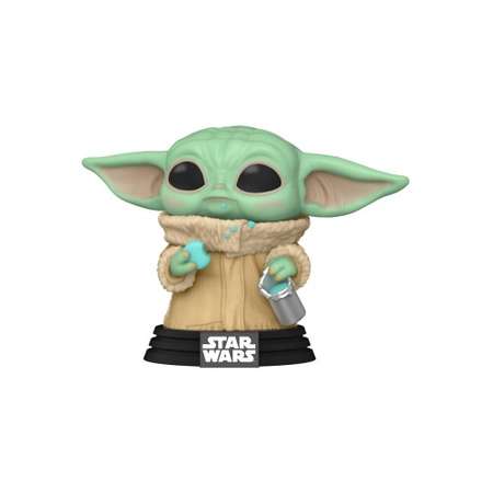 Фигурка Funko The Mandalorian Грогу с печеньем Grogu with Cookies из сериала Мандалорец