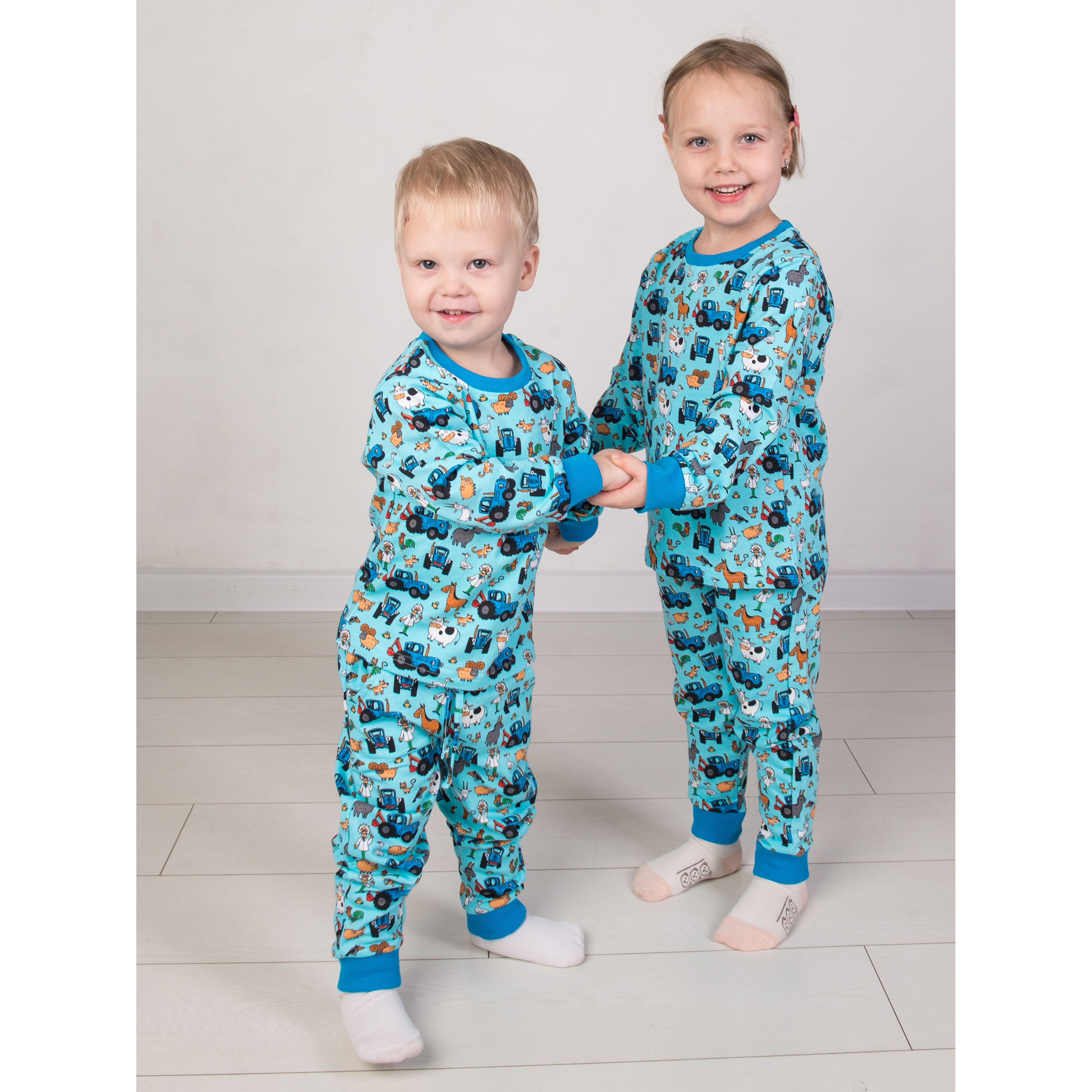 Пижама детская Синий трактор PAJAMAS-BT-1T-BLU-M - фото 7