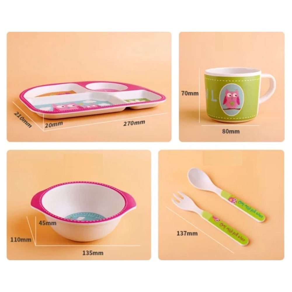 Набор детской посуды BURRG Сказка 5 предметов - фото 2