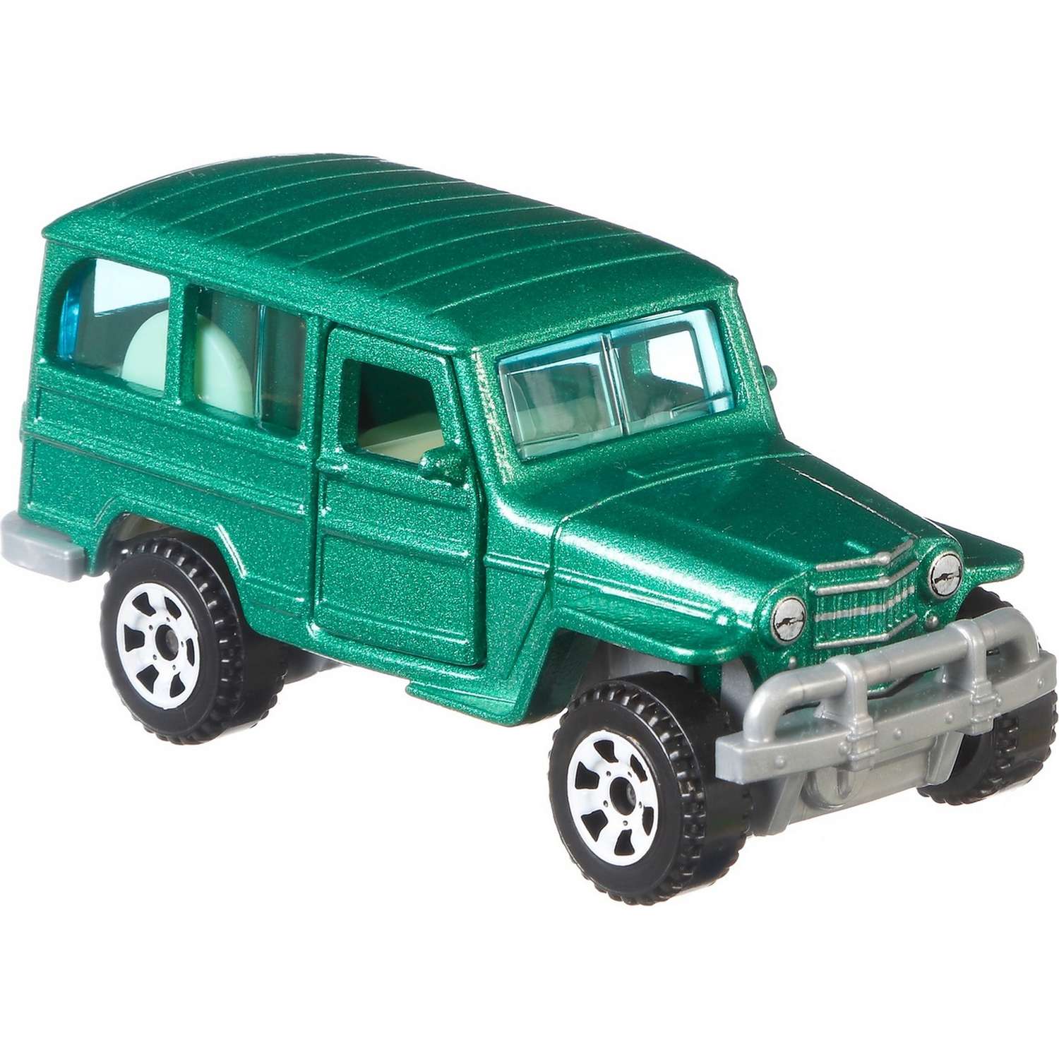 Поезд Matchbox Jeep зеленый FWD28 - фото 6