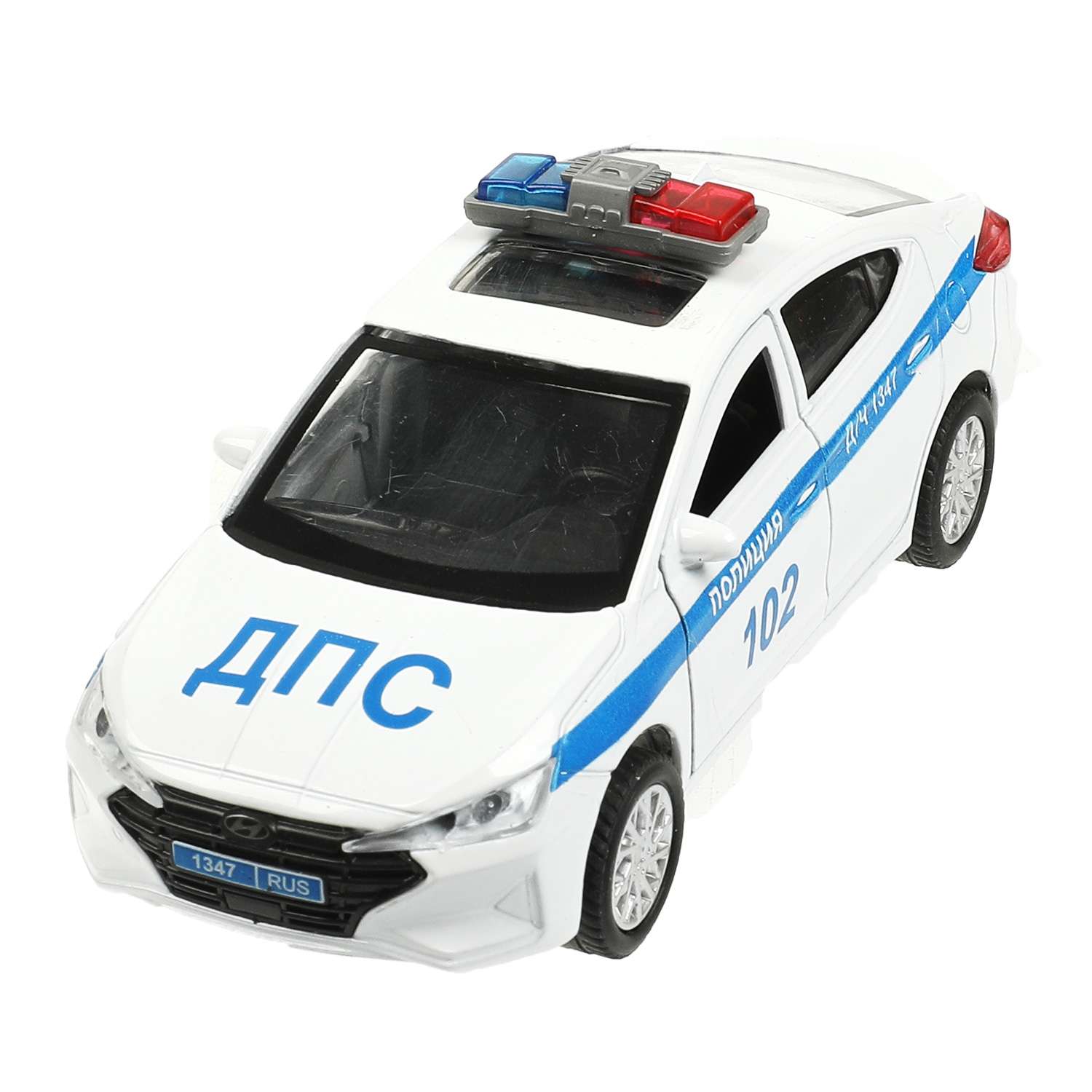 Машина Технопарк Hyundai Elantra Полиция 357544 357544 - фото 1
