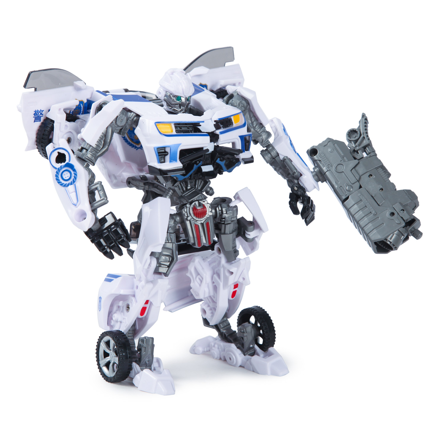 Автомобиль Mobicaro Трансформер Бамблби W6699 белый W6699-25B-W-PLASTIC - фото 4
