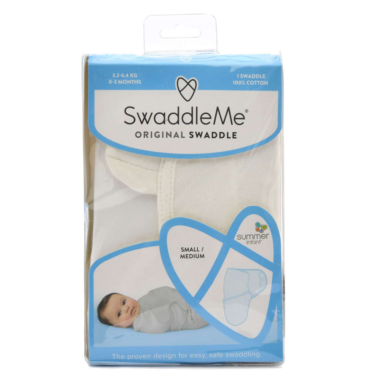 Конверт Summer Infant Swaddleme S/M Бежевый - фото 5