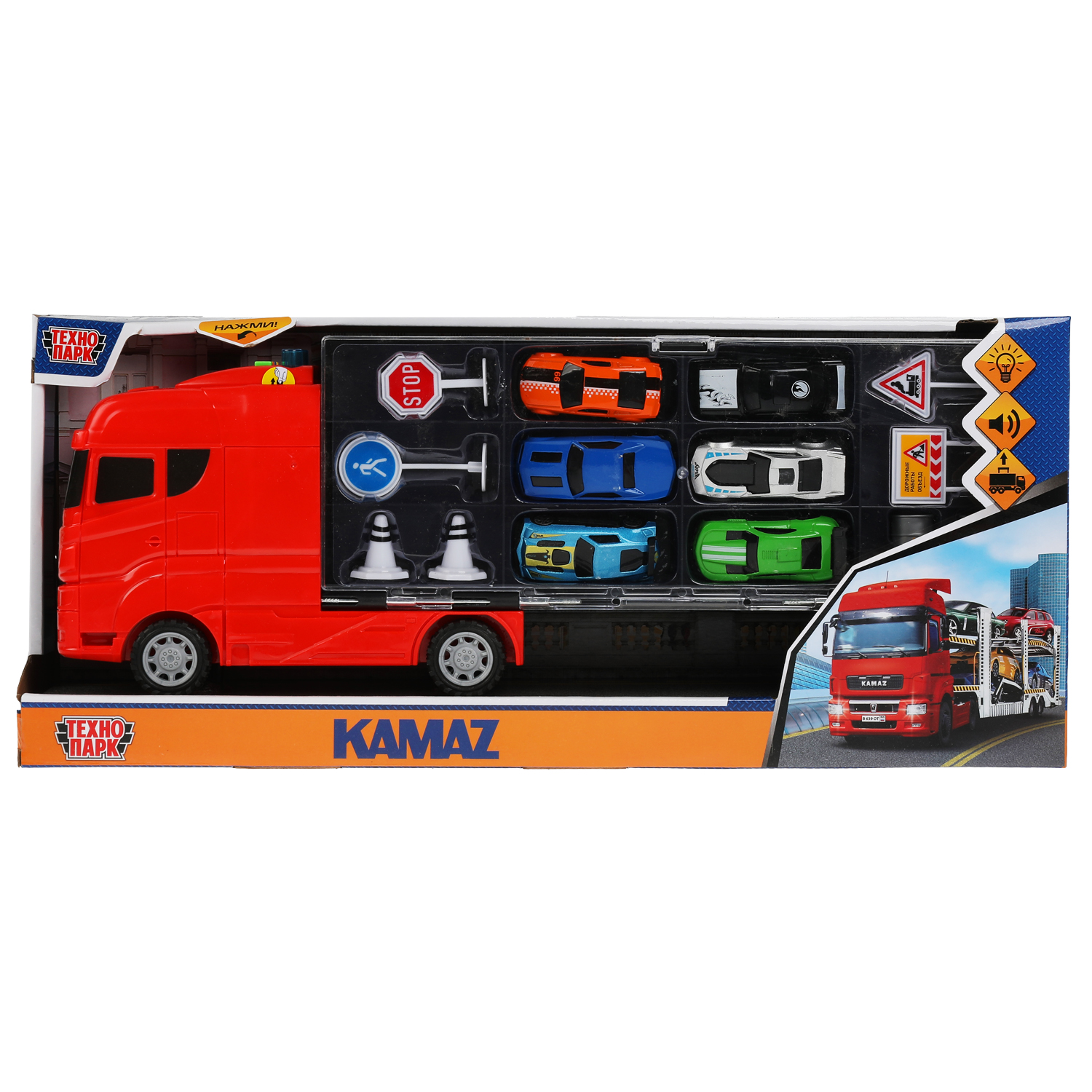 Машина Технопарк Kamaz Тягач 315774