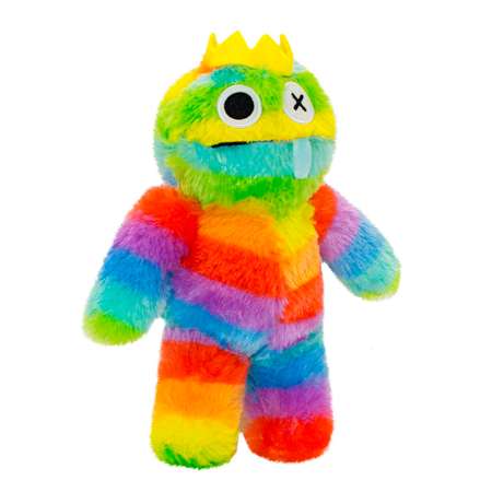 Мягкая игрушка Михи-Михи радужные друзья Rainbow friends Blue радужный 28см