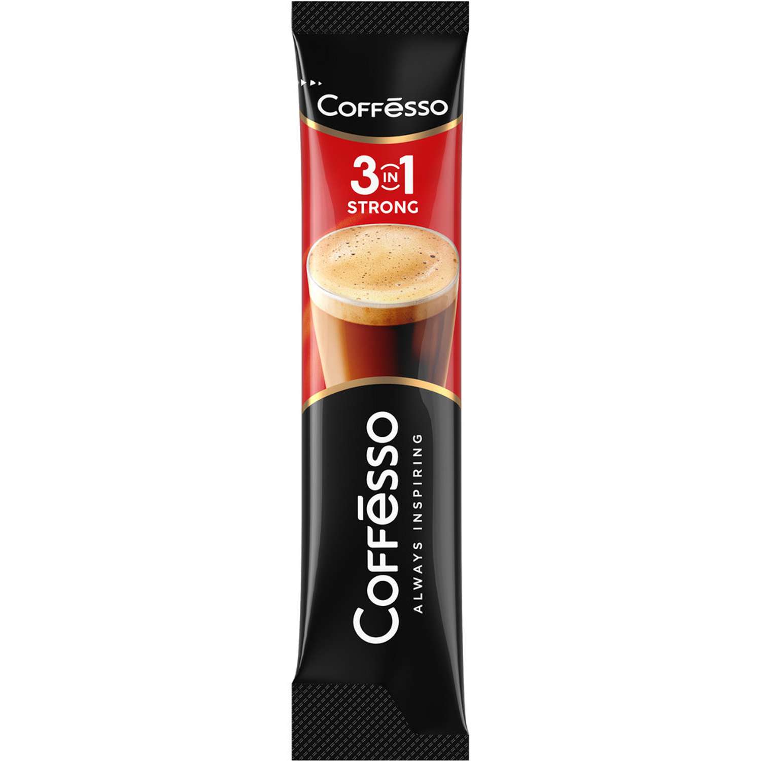 Кофе растворимый Coffesso Strong 3в1 молотый 300г стик - фото 2