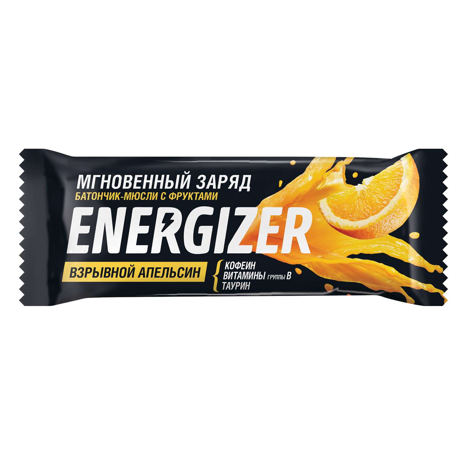 Батончик-мюсли Леовит Energizer с фруктами взрывной апельсин 40г - фото 1