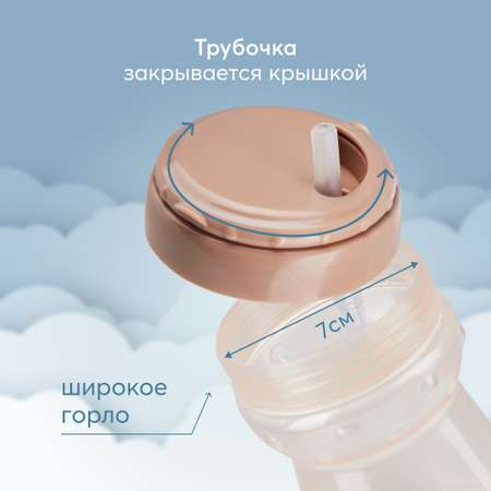 Поильник Happy Baby для кормления с трубочкой 360 мл