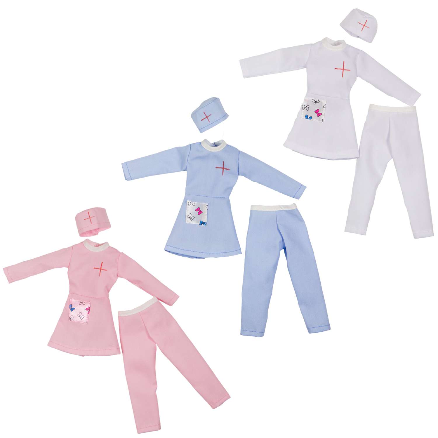 Одежда для кукол Модница костюм врача 29 см в ассортименте 4747 - фото 1