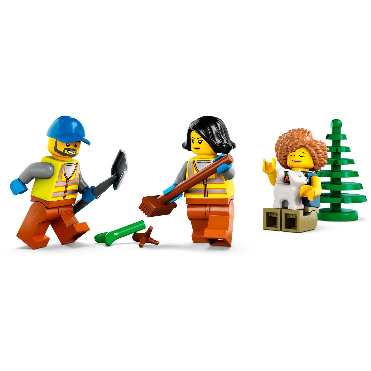 Конструктор LEGO City Грузовик для переработки отходов 60386 - фото 7