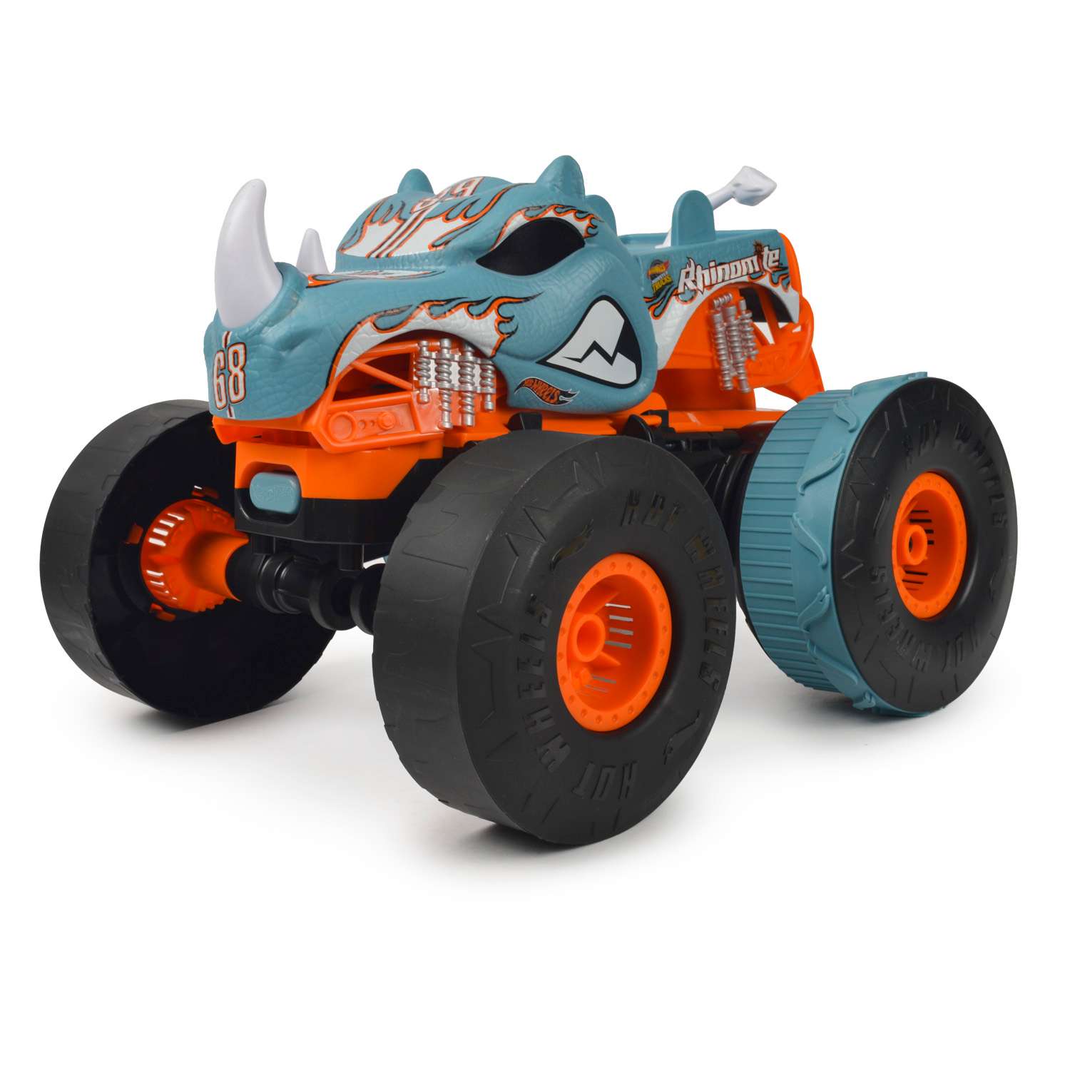 Набор Hot Wheels Р/У Monster Trucks Rhinomite 2в1 HPK27 - фото 7