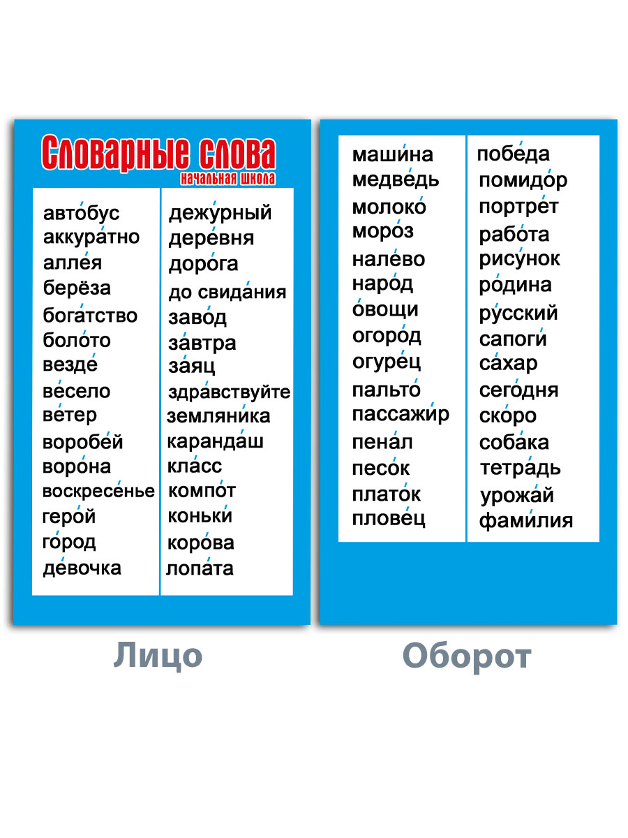 Карточки шпаргалки Мир поздравлений по русскому языку для начальной школы - фото 1