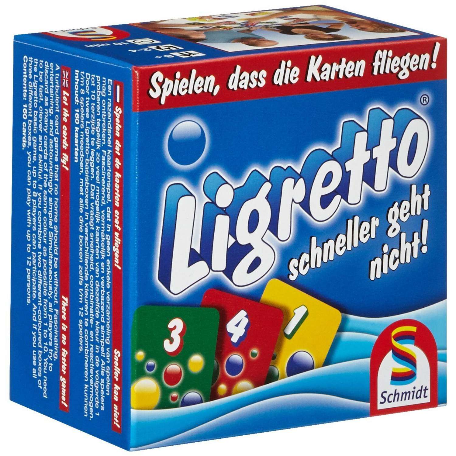Настольная игра Schmidt Ligretto в синей коробке - фото 1
