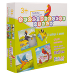 Пазл KiddieArt Экзотические птицы 4в1 31деталь C22032