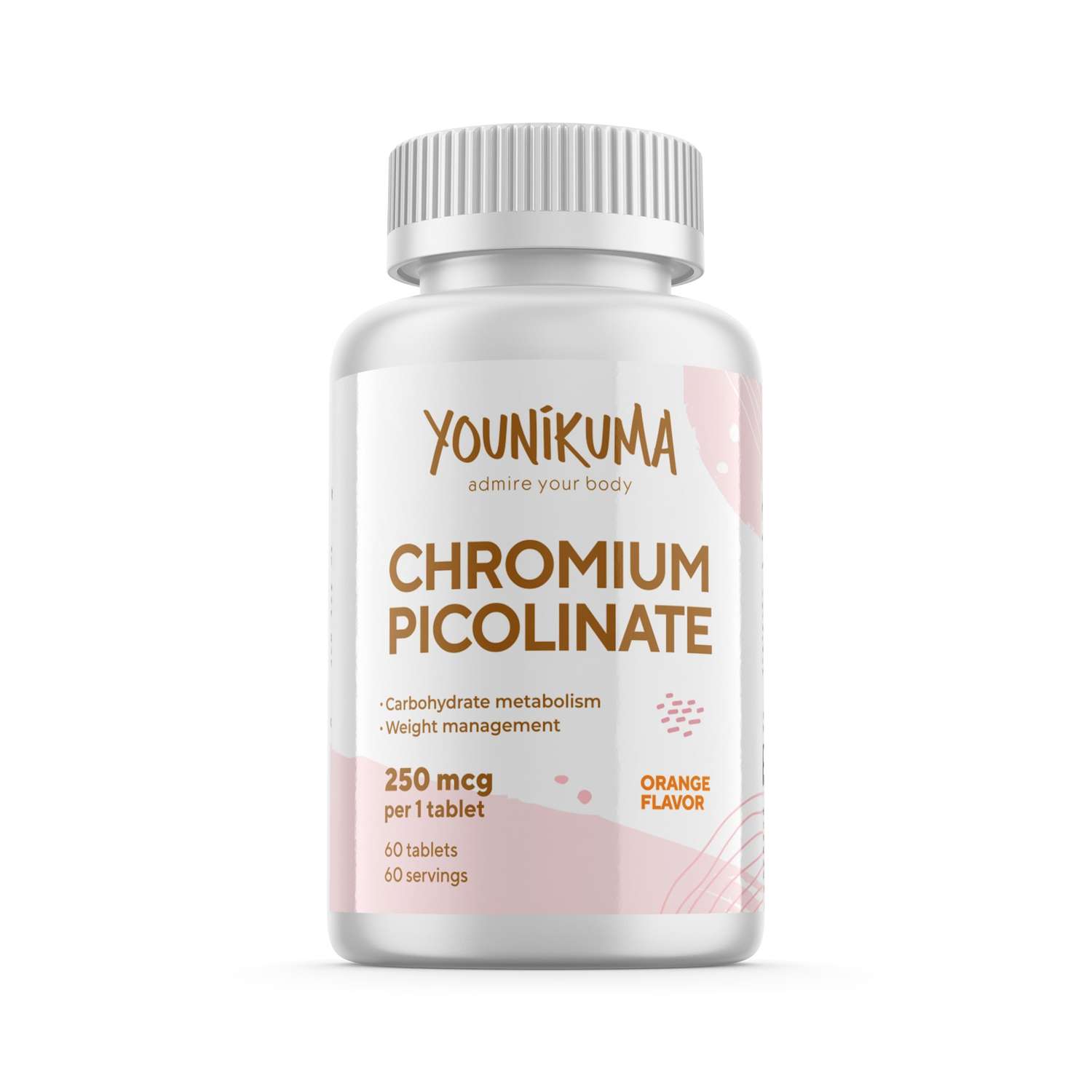 Комплексная пищевая добавка YOUNIKUMA Пиколинат хрома 60 таблеток - фото 1