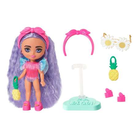 Игровой набор с куклой Barbie Extra Fly Mini Minis Beach HPN06