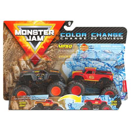 Машинка Monster Jam 1:64 2шт MaxD V Radical Rescue6044943/20128655