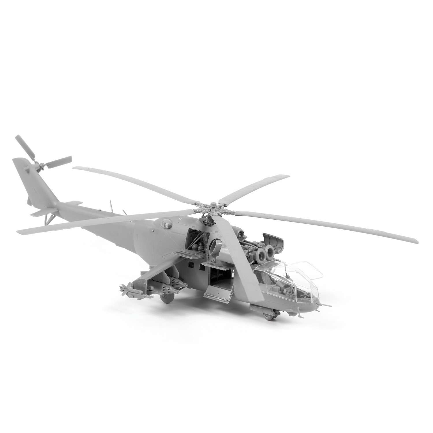 Модель для сборки Звезда Советский вертолет МИ-24А 7273 - фото 2