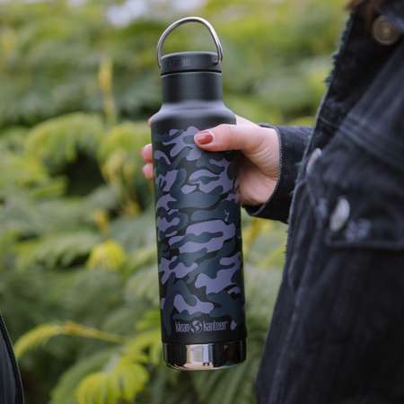 Термобутлыка Klean Kanteen Insulated Classic 20oz Black Camo 592 мл