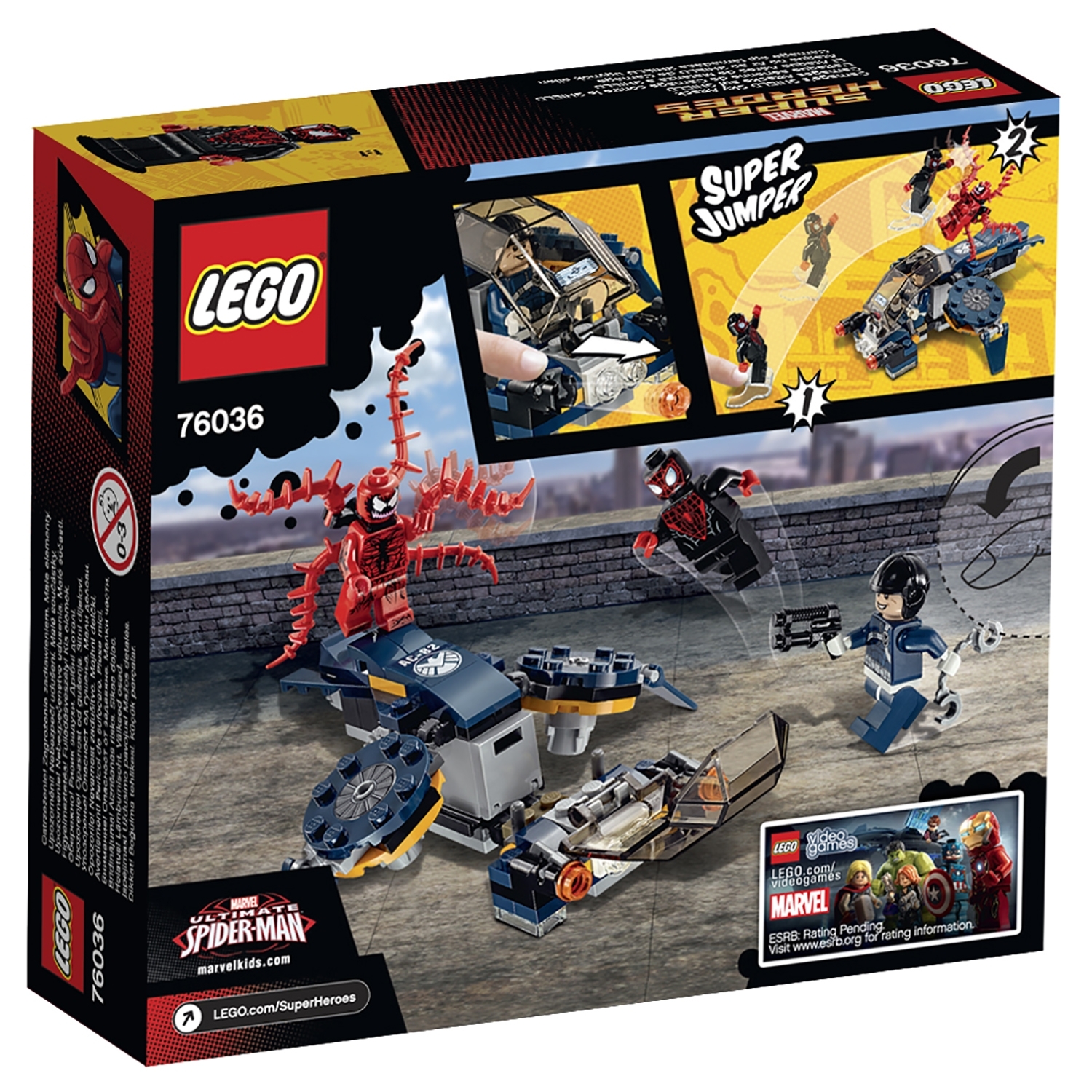 Конструктор LEGO Super Heroes Воздушная атака Карнажа (76036) купить по  цене 1299 ₽ в интернет-магазине Детский мир