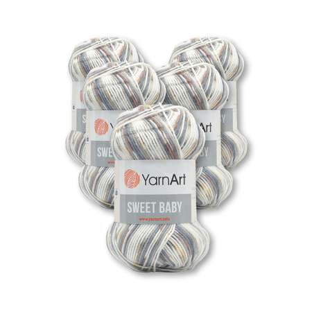 Пряжа для вязания YarnArt Sweet Baby 100 гр 300 м акрил тонкая детская 5 мотков цвет 906