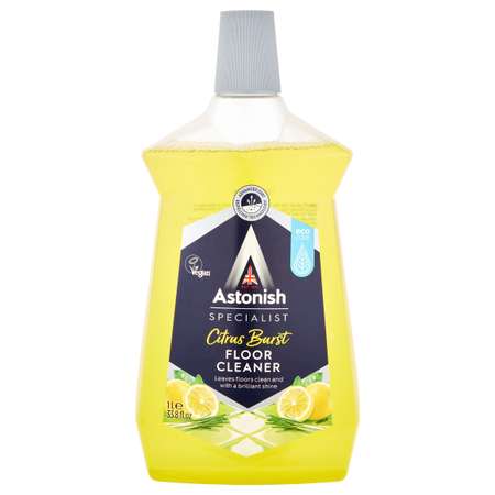 Очиститель пола Astonish интенсивный с грязеотталкивающим эффектом Аромат лимона Specialist Floor Clean Citrus