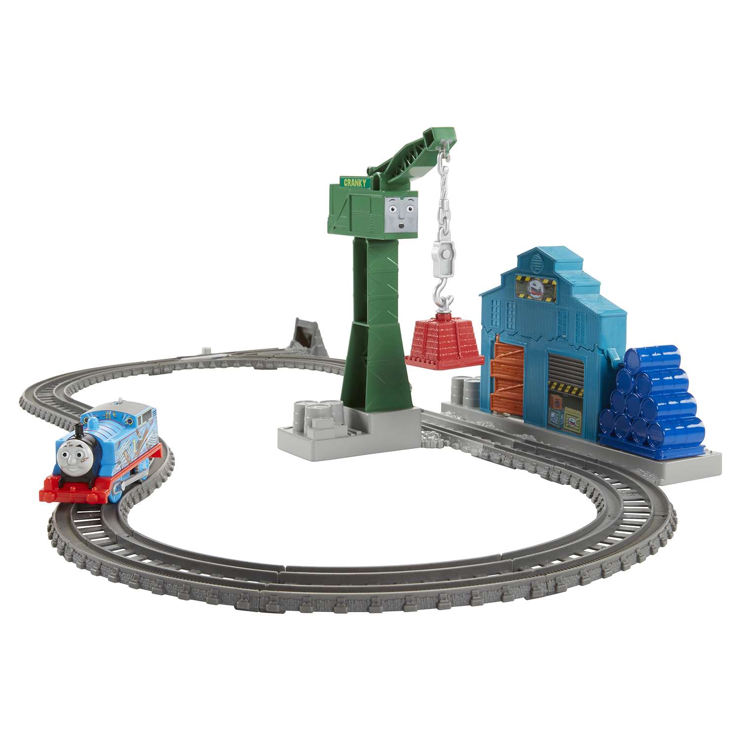 Игровой набор Thomas & Friends с паровозиком Томасом и подъемным краном Крэнки DVF73 - фото 5