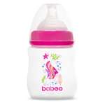 Бутылочка BABOO Sealife +соска 150мл Розовый 3-113