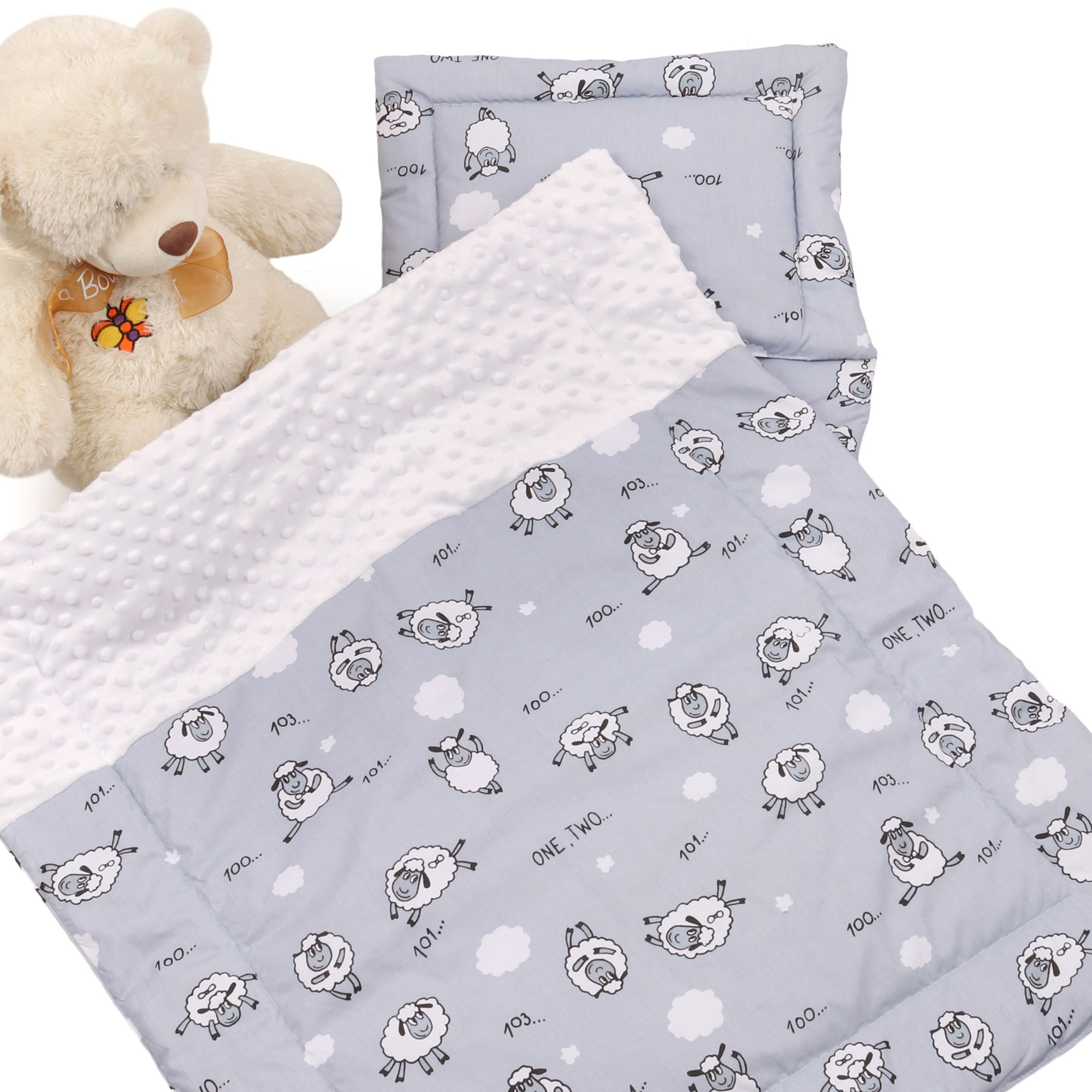 Комплект в коляску AmaroBaby Exclusive Soft Collection 101 Барашек AMARO-36MS-SCB - фото 6