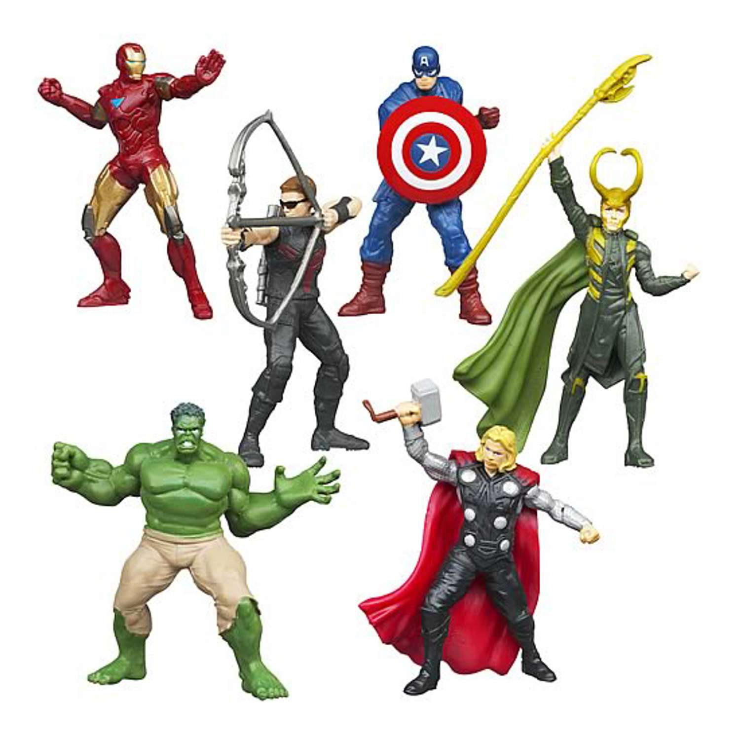 Фигурки героев фильма Мстители Marvel 5 см в ассортименте - фото 1